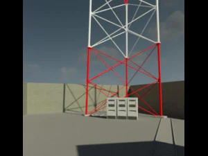site avec torre Modèle 3D