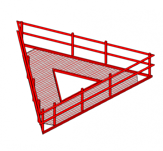 soporte tipo avion 3D Model .c4d .max .obj .3ds .fbx .stl .blend 