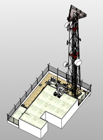 telecomunicaciones Modello 3D .c4d .max .obj .3ds .fbx .stl .blend