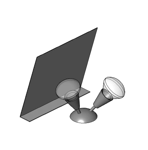 reflector 3D Model .c4d .max .obj .3ds .fbx .stl .blend 