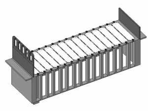 modulo fibra optica huawei 3Dモデル