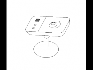 camara de seguridad 3D Model
