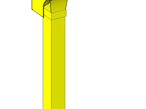 bajada van fibra-optica 3D Model