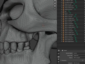 stylized skull 3D Model