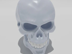 stylized skull 3D Model