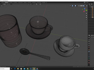 set of dishes 3D 모델