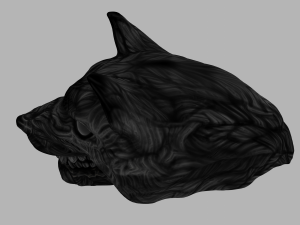 zombie wolf 3D Model