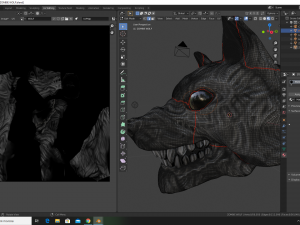 zombie wolf 3D Model