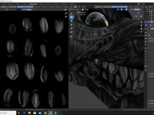 lupo zombi Modello 3D