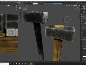 sledgehahher and hammer 3D 模型