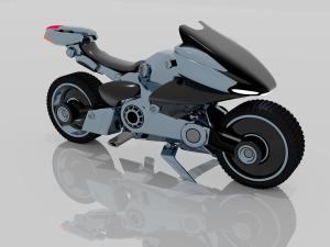 motorbike 3D-Modell