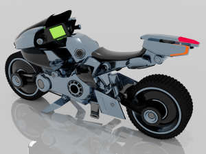 motorbike 3D-Modell