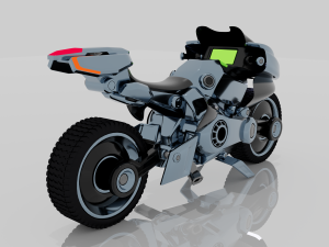 motorbike 3D-Modell