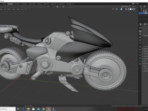 motorbike 3D-Modell