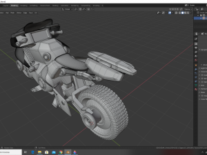 motorbike 3D-Modell
