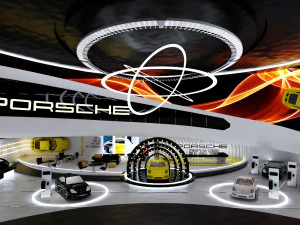 Car showroom 3D Model