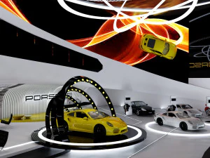 Car showroom 3D Model