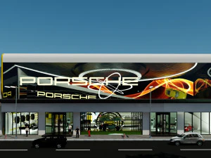 Car showroom 3D Model