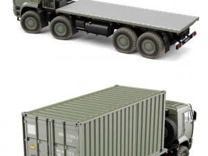 Askeri kamyon 3D Model