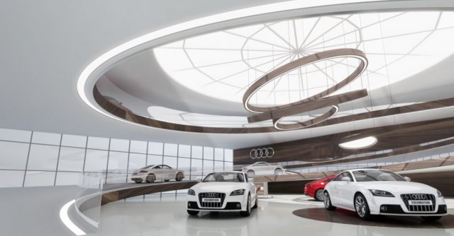 Audi 3D Modell .c4d .max .obj .3ds .fbx .stl .blend 