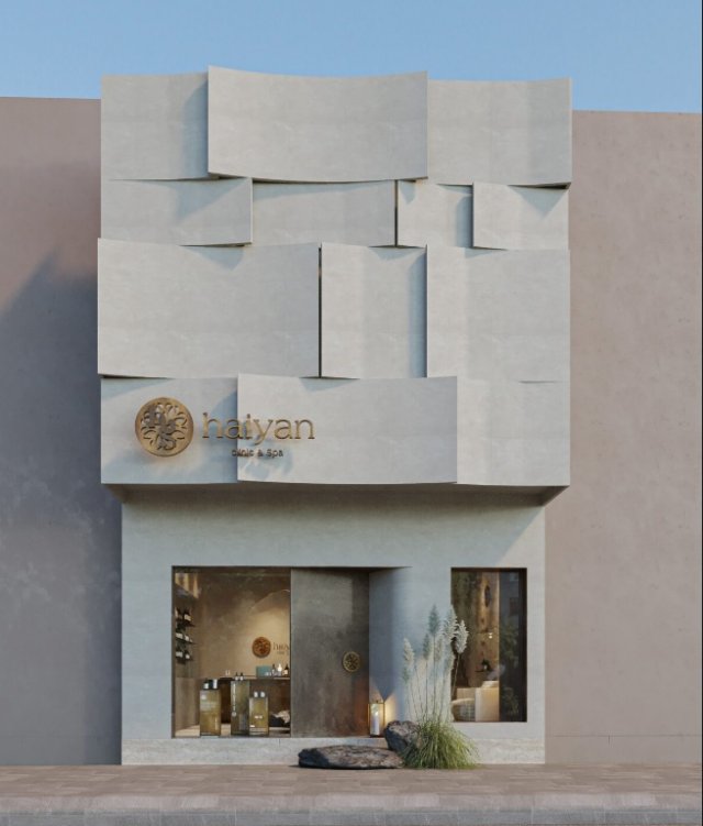 Haiyan Spa Model 3D .c4d .max .obj .3ds .fbx .stl .blend 