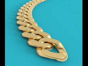 cuban chain 3Dモデル