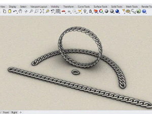 cuban chain 3D Model