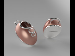 baby shoe charm 3D-Modell