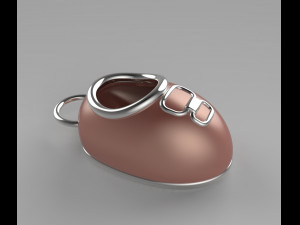 baby shoe charm 3D Model