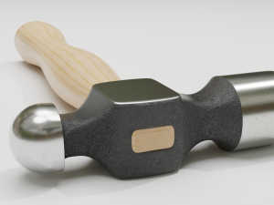 ball peen hammer Model 3D