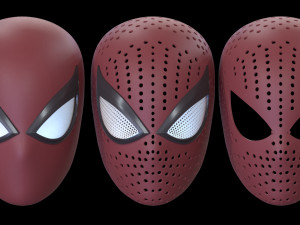 SPIDER MAN FACESHELL FOR 3D PRINTING-STL FBX ZTL 3D Принт Модель