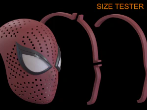 SPIDER MAN FACESHELL FOR 3D PRINTING-STL FBX ZTL 3D Print Model