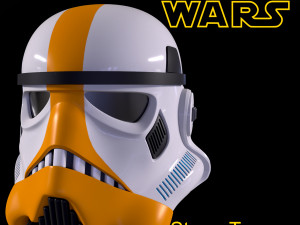 Storm Trooper Helmet-Ready To Print FBX STL Model Cetak 3D