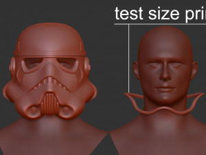 Storm Trooper Helmet-Ready To Print FBX STL Model Cetak 3D