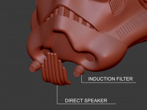 Storm Trooper Helmet-Ready To Print FBX STL Model Cetak 3D