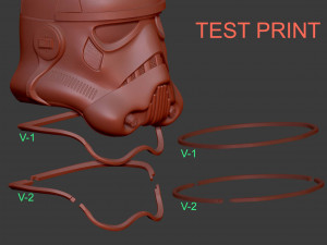 Storm Trooper Helmet-Ready To Print FBX STL Model Cetak 3D