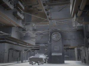 cidade ciberpunk Modelo 3D