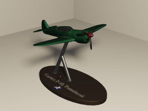 p-40 tomahawk 3D Модель