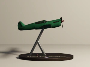 पी-40 टॉमहॉक 3D मॉडल