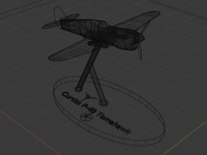 p-40 tomahawk 3D Model