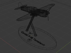 पी-40 टॉमहॉक 3D मॉडल