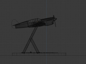 p-40 tomahawk 3D Model
