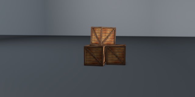 wood box Modello 3D .c4d .max .obj .3ds .fbx .stl .blend 