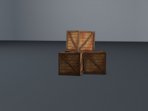 wood box Modèle 3D