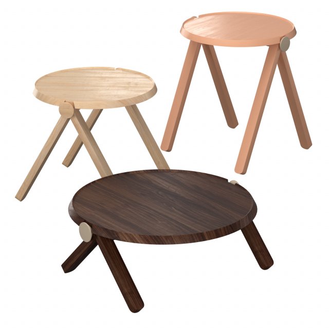 lilliput table Model 3D .c4d .max .obj .3ds .fbx .stl .blend 