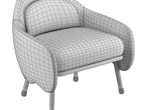 corolla chair 271 Model 3D