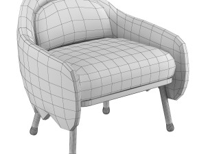 corolla chair 271 Model 3D