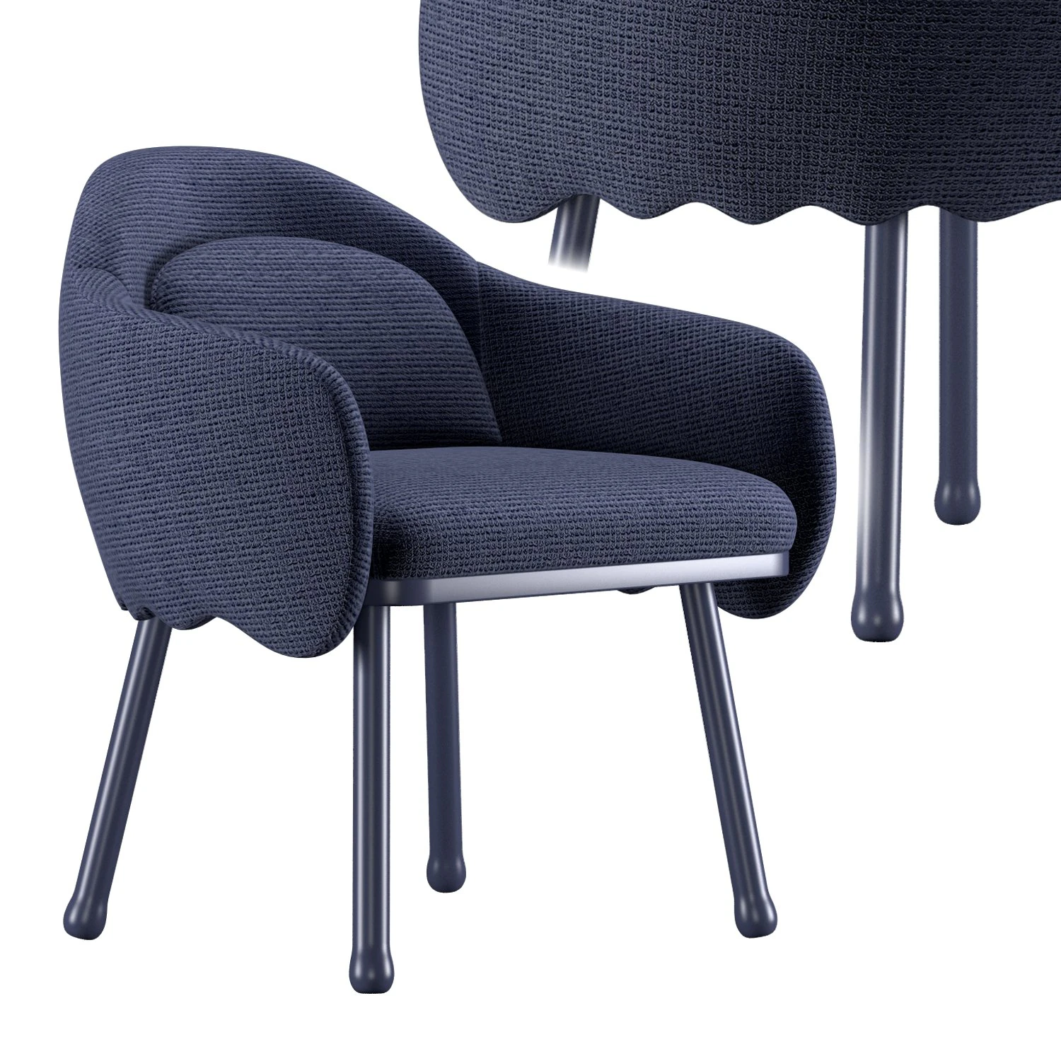 corolla chair 270 3D Model .c4d .max .obj .3ds .fbx .stl .blend 