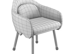 corolla chair 270 3D 모델