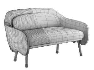 corolla sofa 273 3D Model